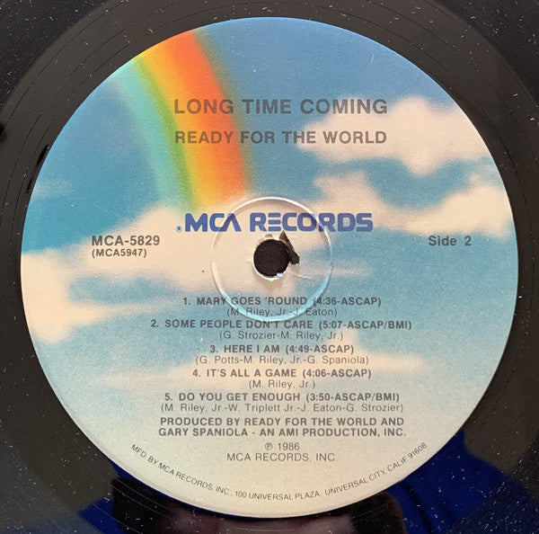 Ready For The World : Long Time Coming (LP, Album)