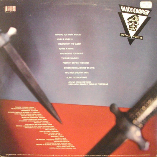 Alice Cooper (2) : Special Forces (LP, Album)