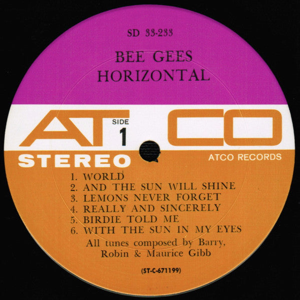 Bee Gees : Horizontal (LP, Album, Ter)