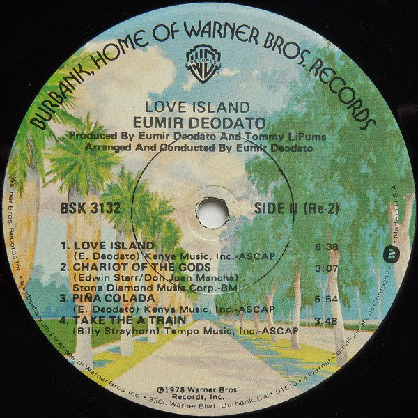 Eumir Deodato : Love Island (LP, Album, LA )