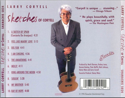 Larry Coryell - Sketches Of Coryell vinyl record, CD (Mint (M)) | Lulo Records