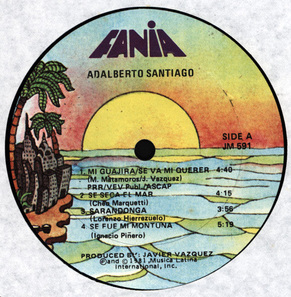 Adalberto Santiago : Adalberto Santiago (LP, Album)