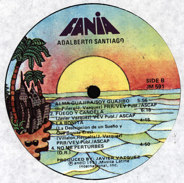Adalberto Santiago : Adalberto Santiago (LP, Album)