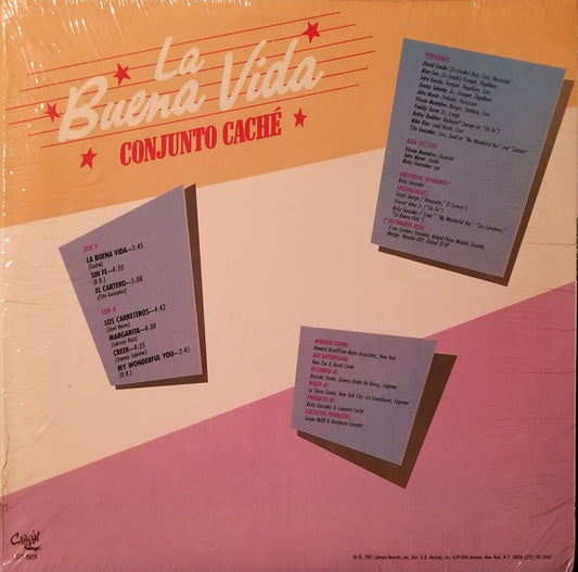 Conjunto Caché* : La Buena Vida (LP, Album)