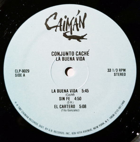 Conjunto Caché* : La Buena Vida (LP, Album)
