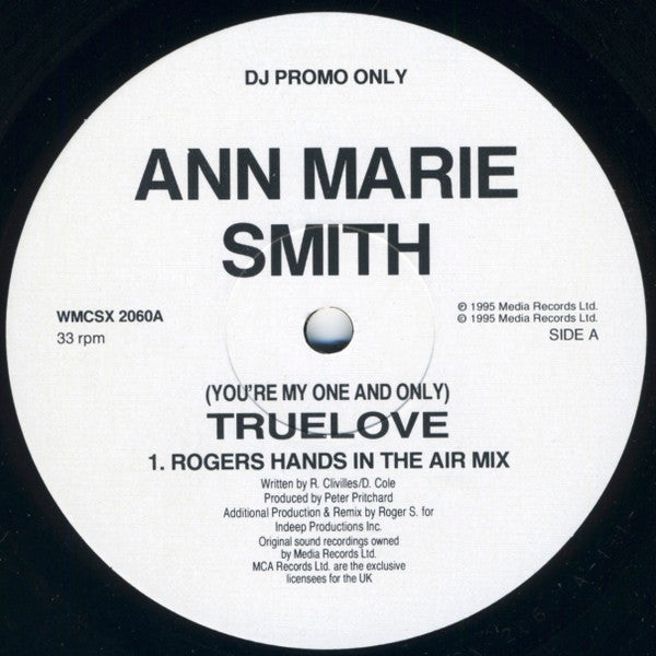 Ann-Marie Smith : (You're My One And Only) True Love (12", Promo)