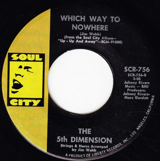 The Fifth Dimension : Up-Up And Away (7", Single)