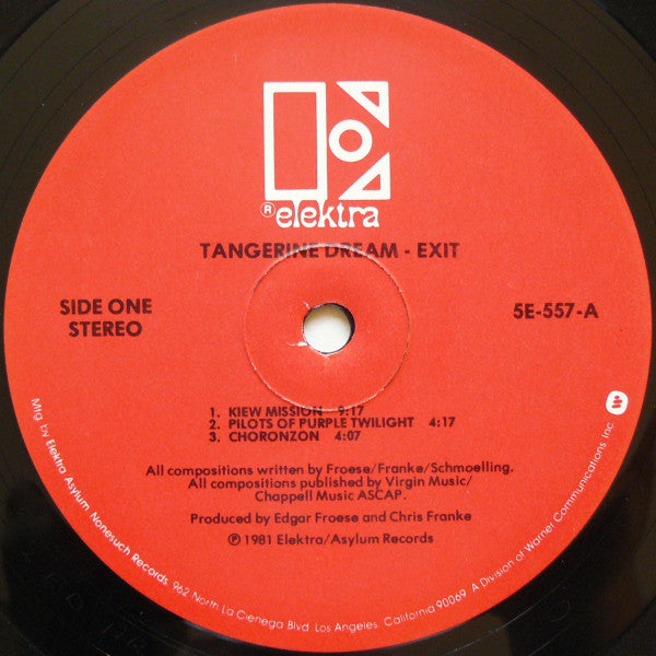 Tangerine Dream : Exit (LP, Album)