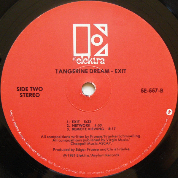 Tangerine Dream : Exit (LP, Album)