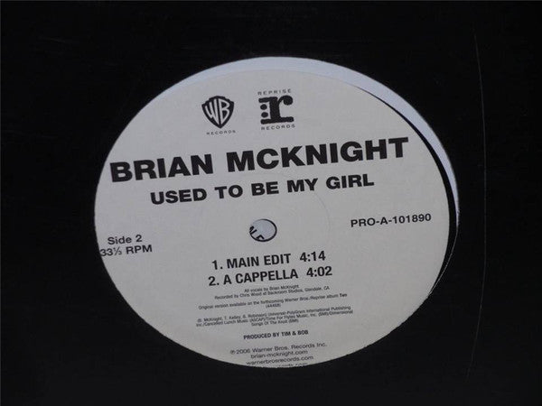 Brian McKnight : Used To Be My Girl (12", Promo)