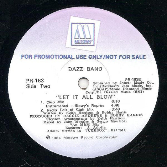 The Temptations / Dazz Band - Treat Her Like A Lady / Let It All Blow vinyl record, 12" (Very Good Plus (VG+)) | Lulo Records
