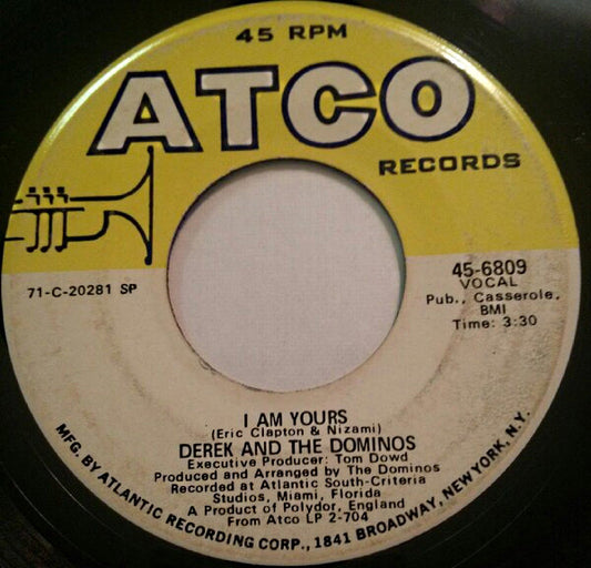 Derek & The Dominos : Layla (7", Single, SP )