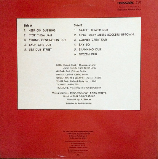 Augustus Pablo : King Tubby Meets Rockers Uptown (LP, Album, RE)