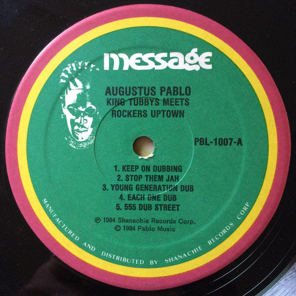 Augustus Pablo : King Tubby Meets Rockers Uptown (LP, Album, RE)