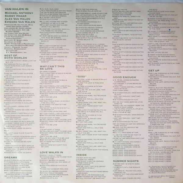 Van Halen : 5150 (LP, Album, Club)