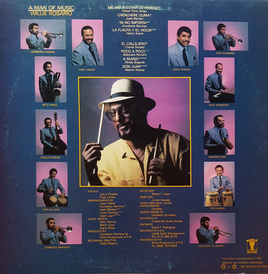 Willie Rosario : A Man Of Music (LP, Album)