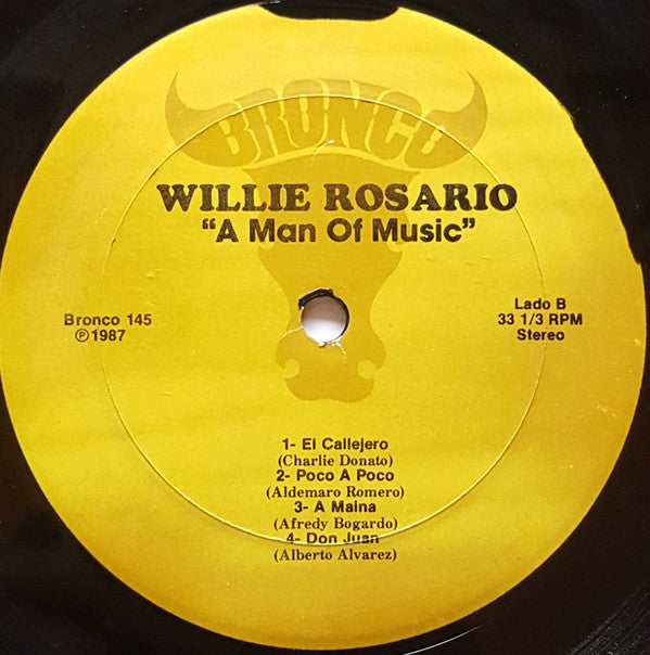 Willie Rosario : A Man Of Music (LP, Album)