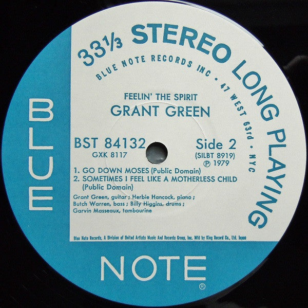 Grant Green : Feelin' The Spirit (LP, Album, RE)