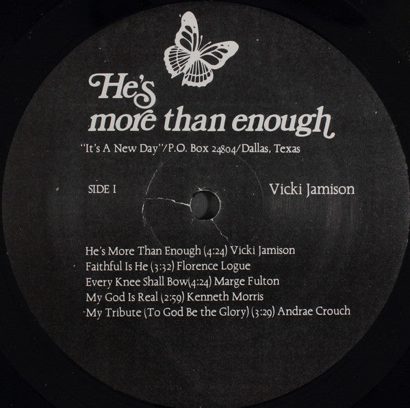 Vicki Jamison : He's More Than Enough (LP, Album)