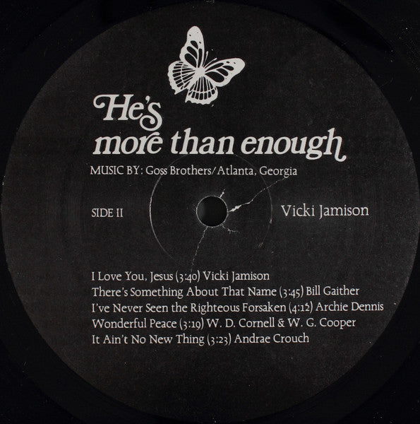 Vicki Jamison : He's More Than Enough (LP, Album)