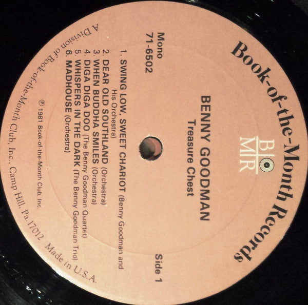 Benny Goodman : The Benny Goodman Treasure Chest (3xLP, Album, Comp, Mono + Box, Wit)