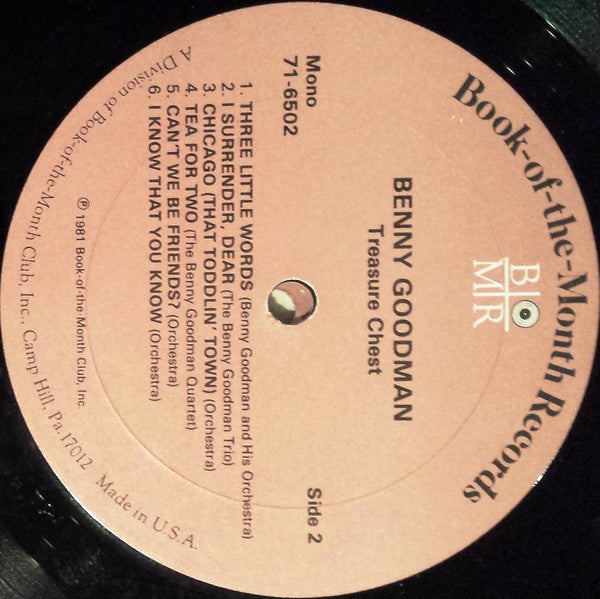 Benny Goodman : The Benny Goodman Treasure Chest (3xLP, Album, Comp, Mono + Box, Wit)