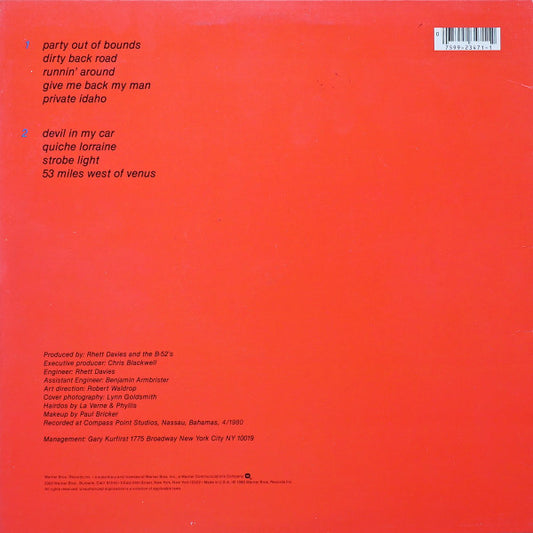 The B-52's : Wild  Planet (LP, Album, RP, Jac)