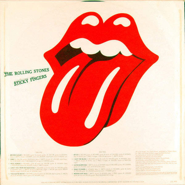 The Rolling Stones : Sticky Fingers (LP, Album, RE, SP )
