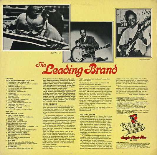 Earl Hooker / Jody Williams : The Leading Brand  (LP, Comp)