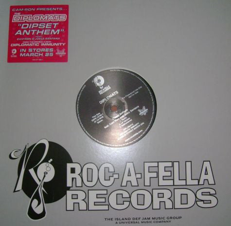 The Diplomats : Dipset Anthem / What's Really Good (12")