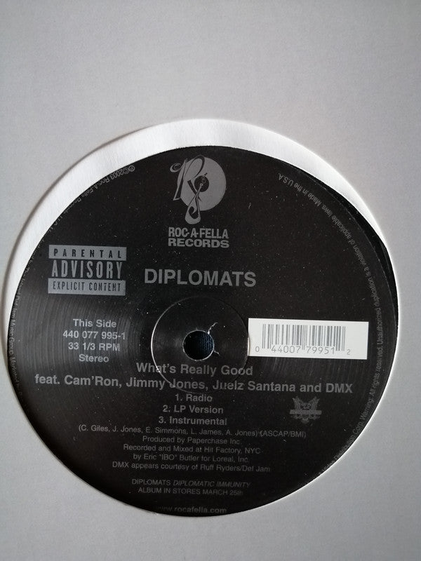 The Diplomats : Dipset Anthem / What's Really Good (12")
