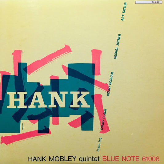 The Hank Mobley Quintet Featuring Sonny Clark : Hank Mobley Quintet Featuring Sonny Clark (LP, Album, Ltd)
