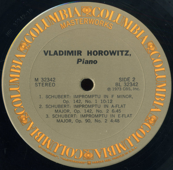Vladimir Horowitz - Ludwig van Beethoven / Franz Schubert : Moonlight Sonata / Impromptus (LP, Album)
