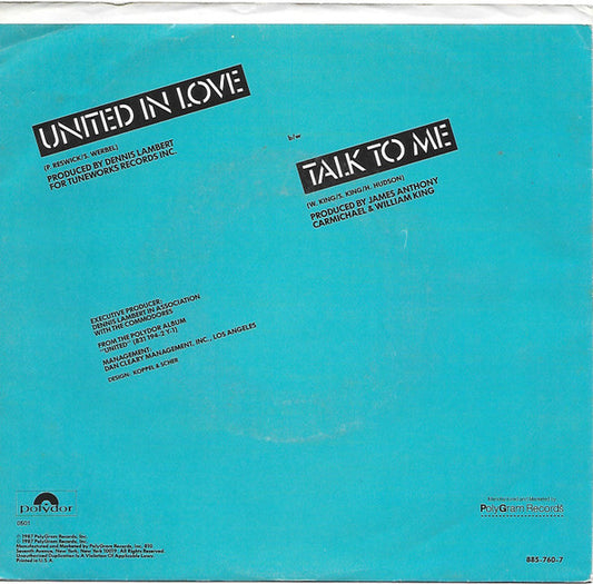 Commodores : United In Love (7")