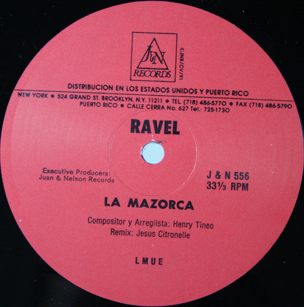 Ravel (3) : La Mazorca (12")
