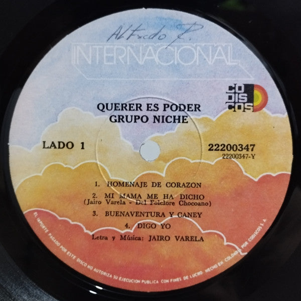 Grupo Niche : Querer Es Poder (LP, Album)