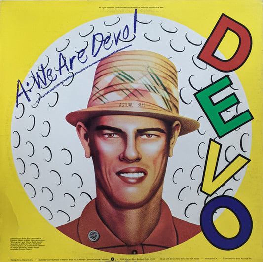 Devo : Q: Are We Not Men? A: We Are Devo! (LP, Album, Jac)