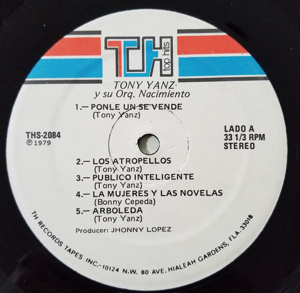 Tony Yanz Y Su Orquesta Nacimiento : Tony Yanz Y Su Orquesta Nacimiento (LP, Album)