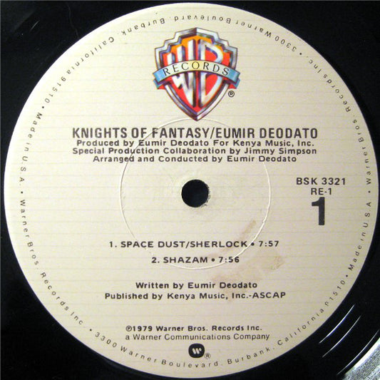 Eumir Deodato : Knights Of Fantasy (LP, Album, Jac)