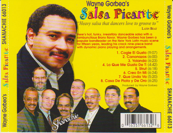 Wayne Gorbea's Salsa Picante : Cógele El Gusto (CD, Album, RP)