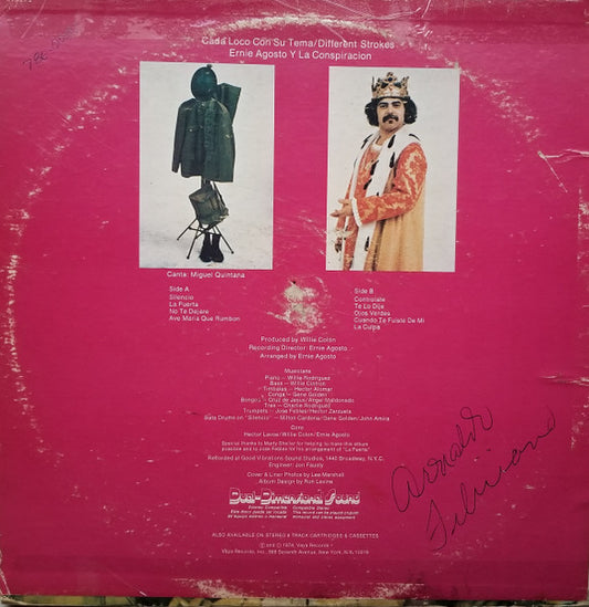 La Conspiracion : Cada Loco Con Su Tema - Different Strokes (LP, Album)