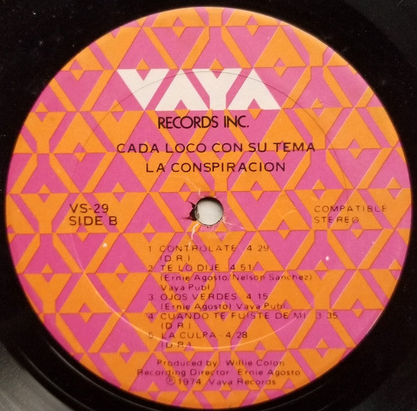 La Conspiracion : Cada Loco Con Su Tema - Different Strokes (LP, Album)