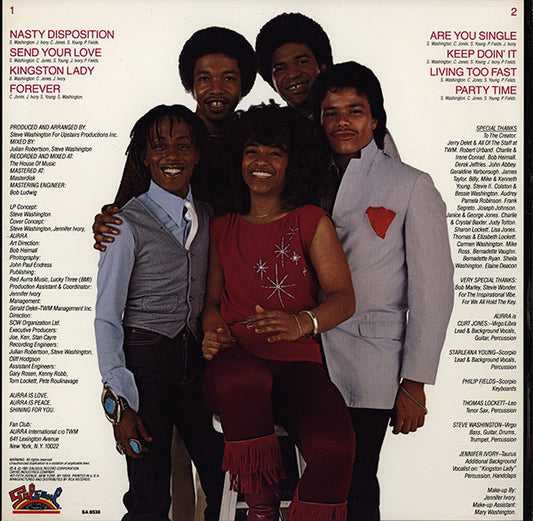 Aurra : Send Your Love (LP, Album)