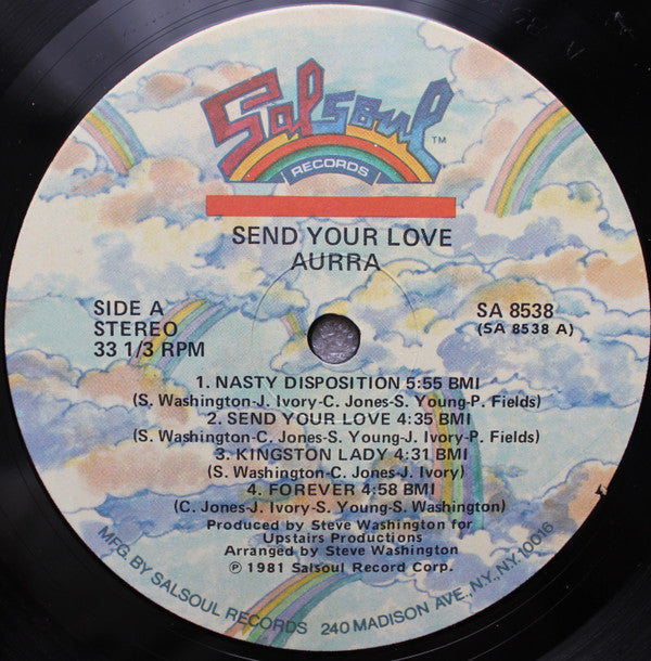 Aurra : Send Your Love (LP, Album)