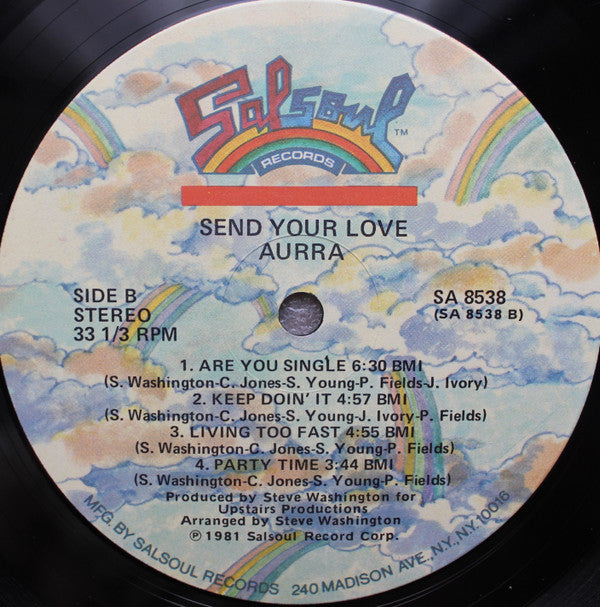 Aurra : Send Your Love (LP, Album)