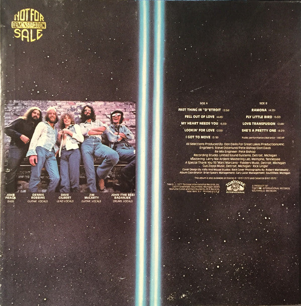The Rockets (5) : Love Transfusion (LP, Album, Ind)