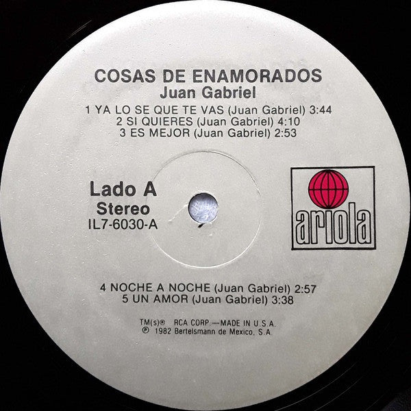 Juan Gabriel : Cosas De Enamorados (LP, Album)