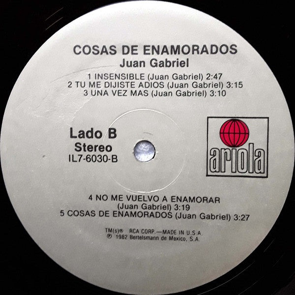 Juan Gabriel : Cosas De Enamorados (LP, Album)