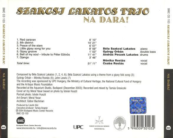 Szakcsi Lakatos Trio : Na Dara! (CD, Album)