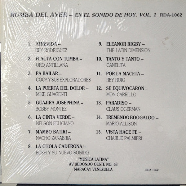 Various : Rumba Del Ayer - En El Sonido De Hoy Vol. 1 (LP, Comp)